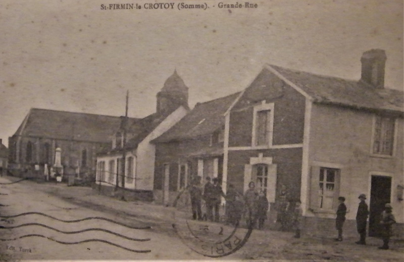 Carte postale ancienne St Firmin Grande rue