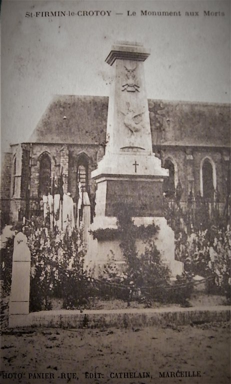 Carte postale ancienne St Firmin monument