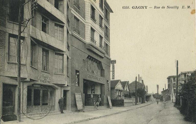 Carte postale ancienne Gagny Rue de Neuilly