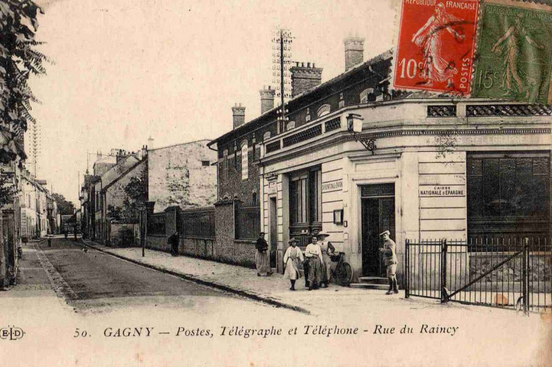 Carte postale ancienne Gagny.Rue du Raincy