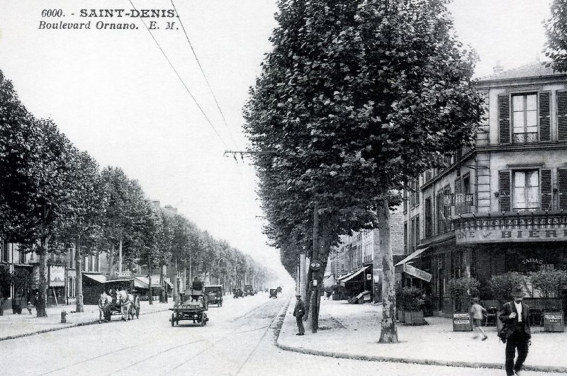 Carte postale ancienne Saint-Denis. Boulevard Ornano