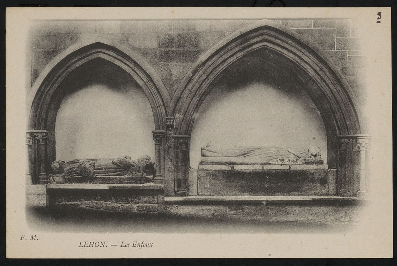 Carte postale ancienne Léhon - Enfeux à Dinan