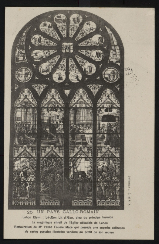 Carte postale ancienne Léhon - Un Pays Gallo-Romain à Dinan