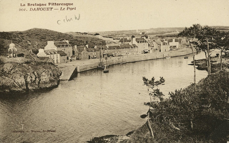 Carte postale ancienne Pléneuf-Val-André - Dahouët port à Pléneuf-Val-André