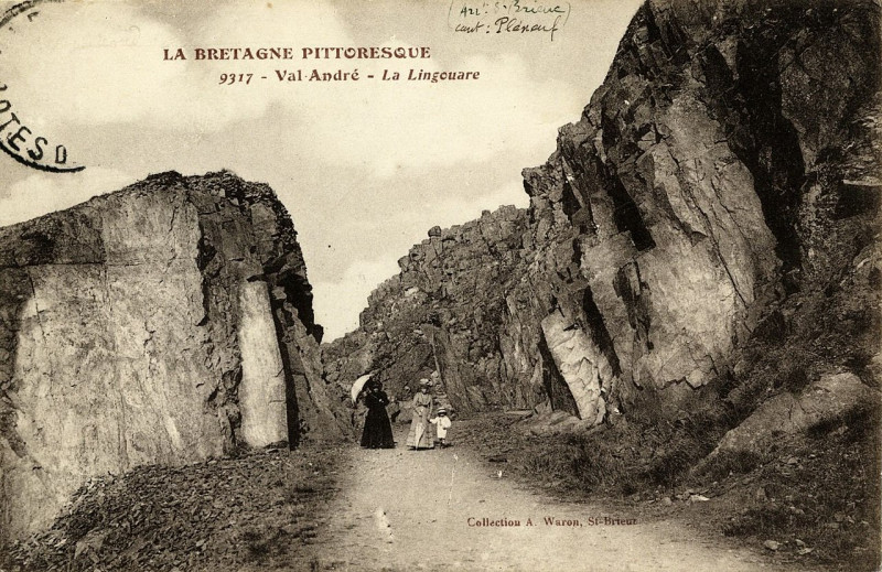 Carte postale ancienne Pléneuf-Val-André - Lingouare à Pléneuf-Val-André