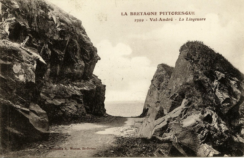 Carte postale ancienne Pléneuf-Val-André - Lingouare à Pléneuf-Val-André
