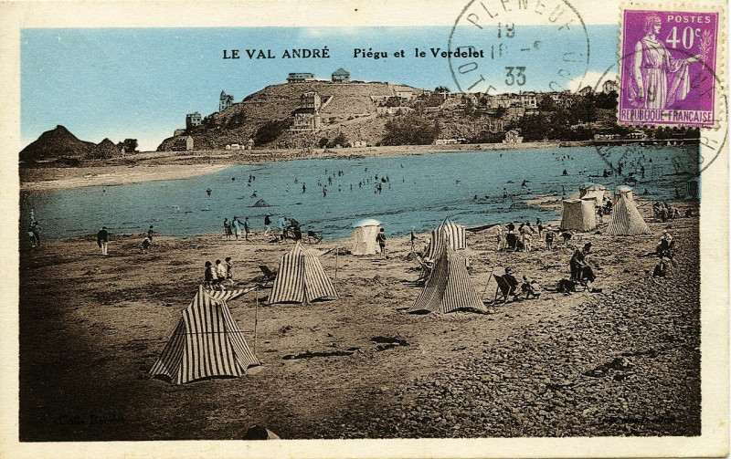 Carte postale ancienne Pléneuf-Val-André - Piégu et le Verdelet à Pléneuf-Val-André