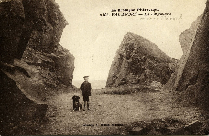 Carte postale ancienne Pléneuf-Val-André - Val-André Lingouare à Pléneuf-Val-André