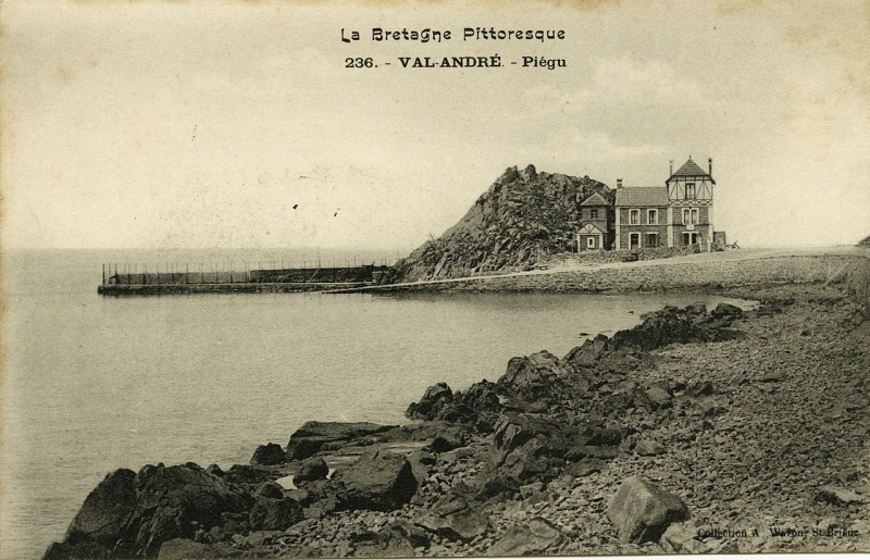 Carte postale ancienne Pléneuf-Val-André - Val-André Piégu à Pléneuf-Val-André