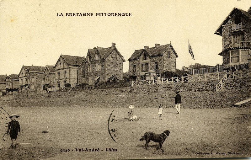 Carte postale ancienne Pléneuf-Val-André - Villas du Val-André à Pléneuf-Val-André