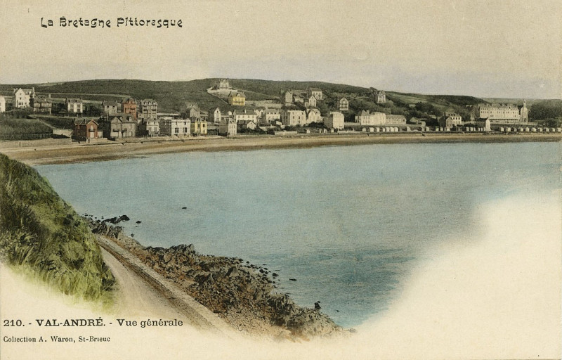 Carte postale ancienne Pléneuf-Val-André - Vue générale du Val-André à Pléneuf-Val-André