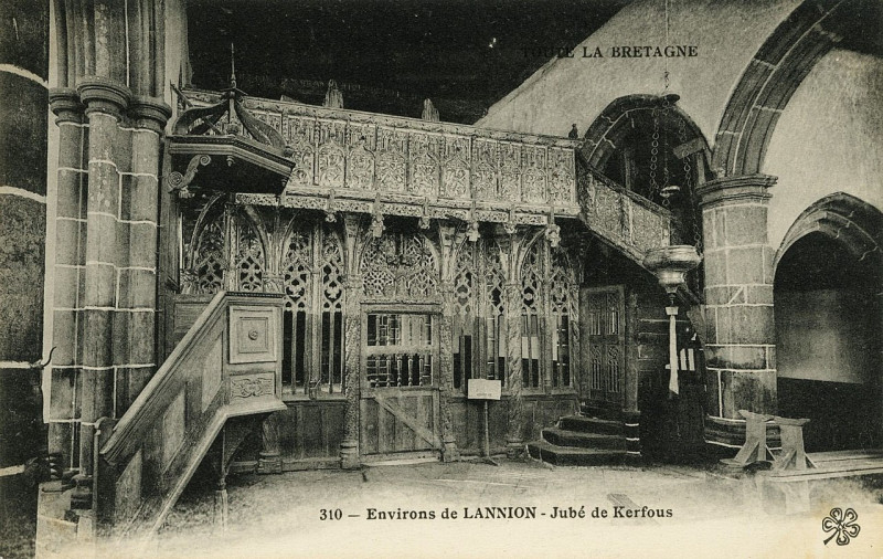 Carte postale ancienne Ploubezre - Kerfons chapelle à Ploubezre