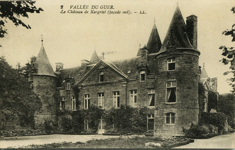 Carte postale ancienne Ploubezre - Ruines de Coëtfrec à Ploubezre