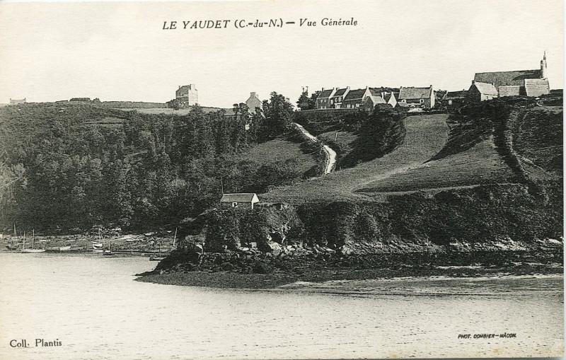 Carte postale ancienne Ploulec'h - Le Yaudet vue générale à Ploulec'h