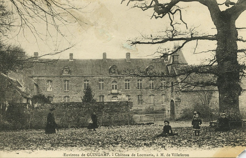 Carte postale ancienne Ploumagoar - Château de Locmaria à Ploumagoar