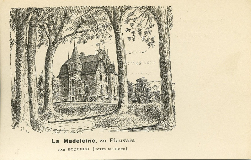 Carte postale ancienne Plouvara - La Madeleine à Plouvara