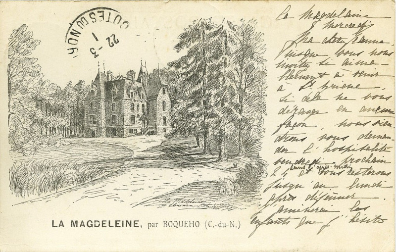 Carte postale ancienne Plouvara - La Magdeleine à Plouvara