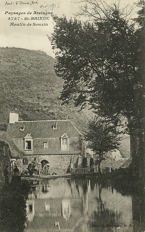 Carte postale ancienne Plérin - Anse aux Moines à Plérin