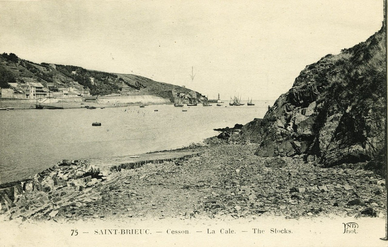 Carte postale ancienne Plérin - Cesson la Cale the stocks à Plérin