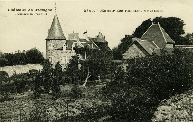 Carte postale ancienne Plérin - Manoir des Rosaies à Plérin