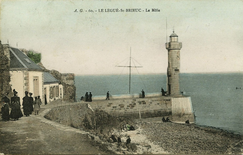 Carte postale ancienne Plérin - Môle à Plérin