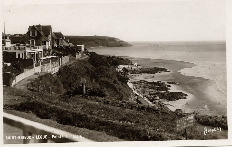 Carte postale ancienne Plérin - Pointe à l'Aigle à Plérin
