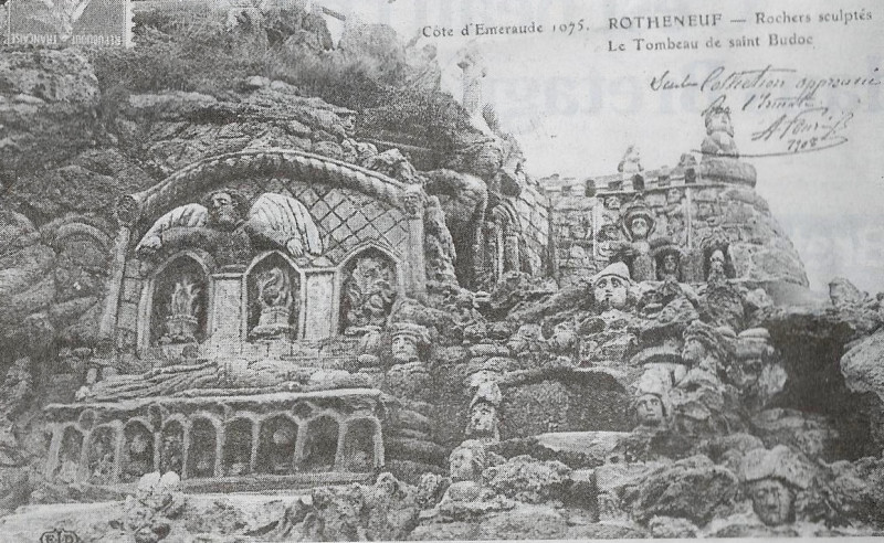 Carte postale ancienne Abbé Fouré Tombeau de saint Budoc