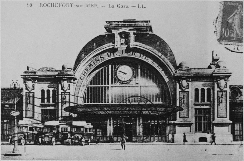 Carte postale ancienne RoChefort gare 1004043