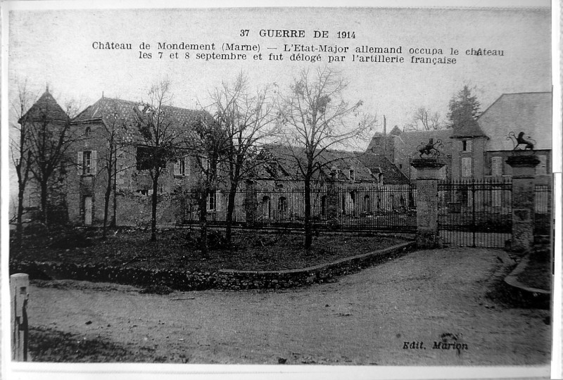Carte postale ancienne Chateau mondemant 07665