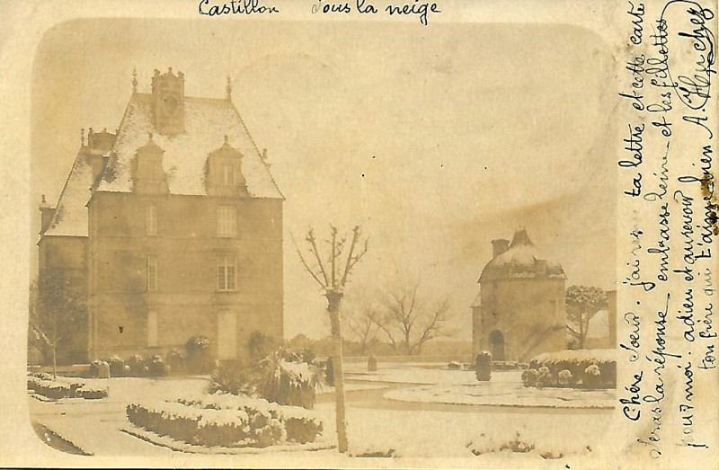 Carte postale ancienne Arengosse (Landes) - château Castillon 10