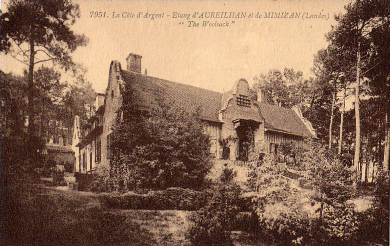 Carte postale ancienne Aureilhan (Landes) - villa du Duc de Westminster 2