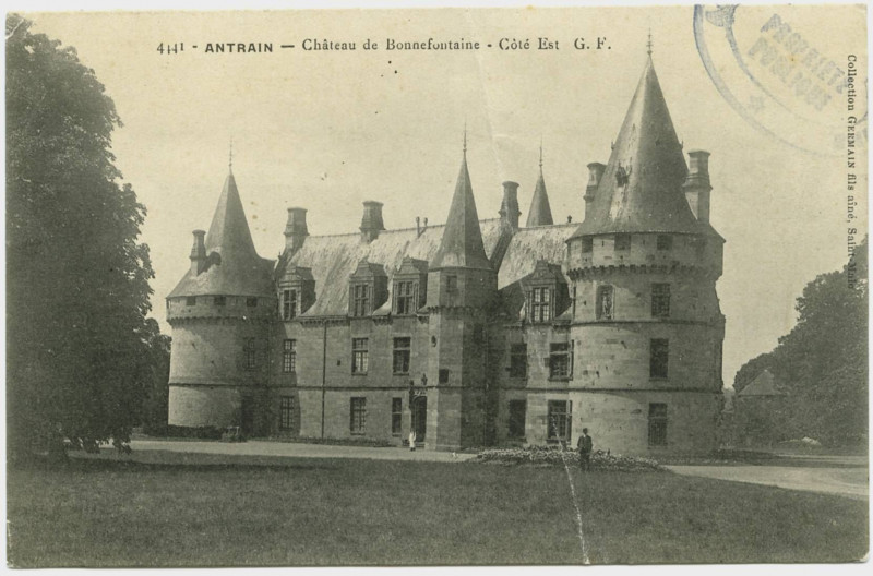 Carte postale ancienne 4441. Antrain. Château de Bonnefontaine, côté Est.