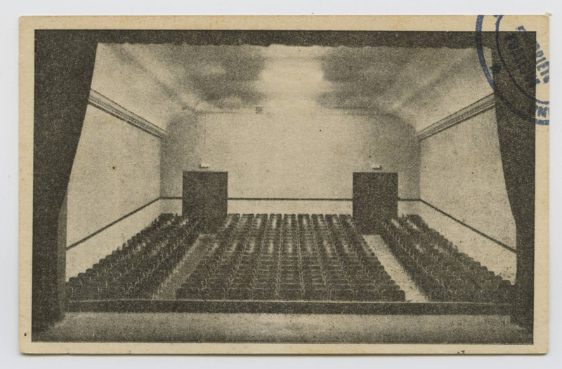 Carte postale ancienne Bais, Foyer Saint-Marse, édifié grâce au concours des paroissiens entre mai 1948-1949, bénit et inauguré le 8 mai 1949  par Son éminence le Card