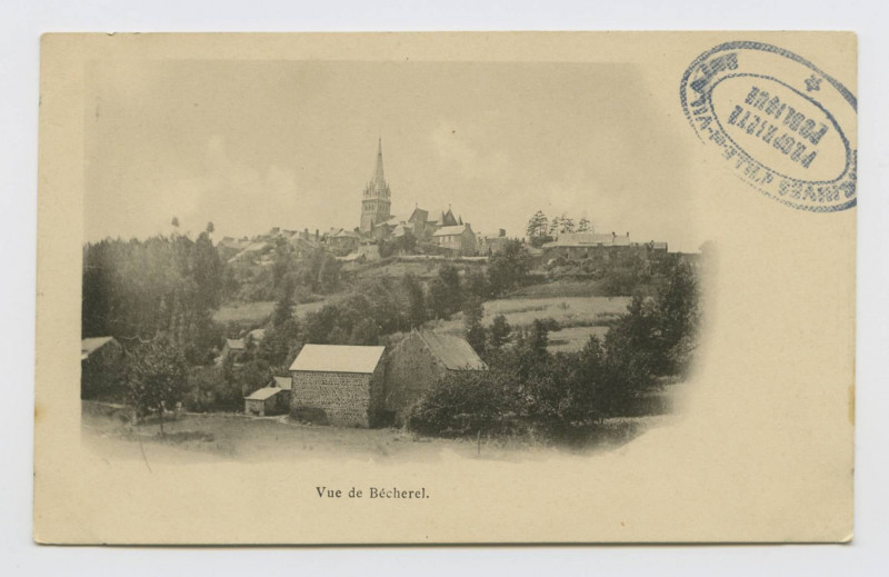 Carte postale ancienne Vue de Bécherel