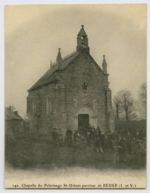 Carte postale ancienne 142. Chapelle du pélerinage Saint-Urbain, paroisse de Bédée (I.-et-V.)