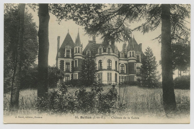 Carte postale ancienne 16. Betton (I.-et-V.). Château de la Vallée
