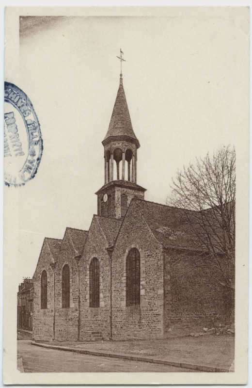 Carte postale ancienne 828. La Bouëxière (I.-et-V.). L'église
