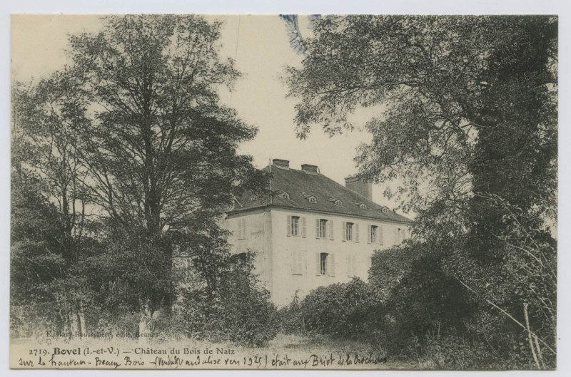 Carte postale ancienne 2719 (I.-et-V.) - Château du Bois de Natz