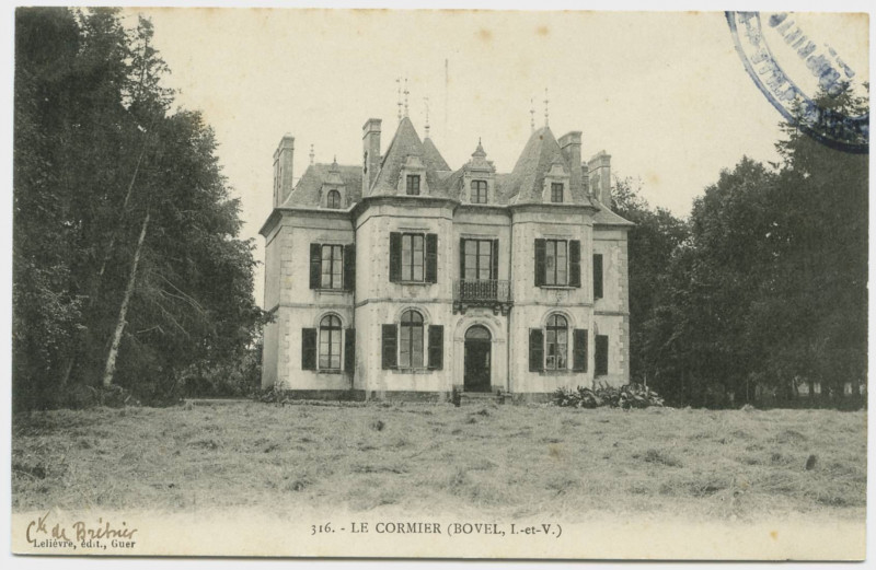 Carte postale ancienne 316.- Le Cormier (Bovel, I.-et-V.)