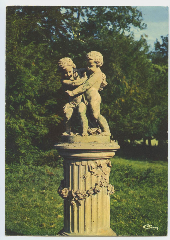 Carte postale ancienne Bréal-sous-Montfort (I.-et-V.). Les Tentations Jeux d' Amours