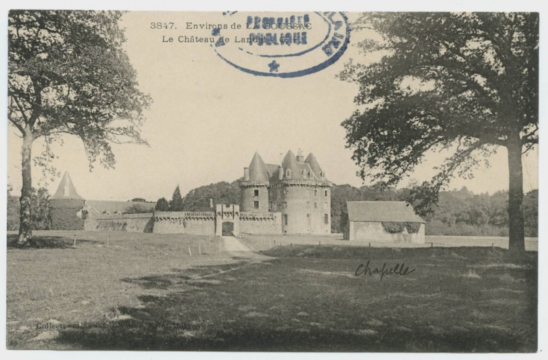 Carte postale ancienne 3847 - Environs de La Boussac - Le château de Landal G.F.