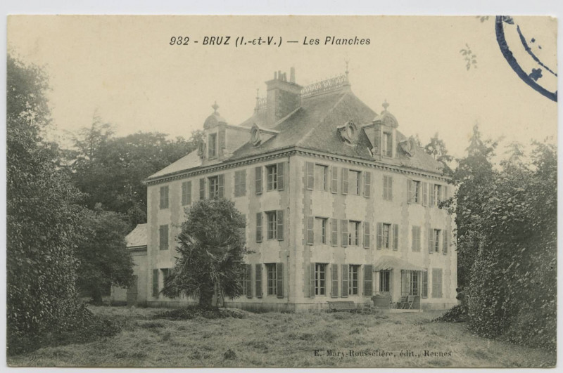 Carte postale ancienne 932 - Bruz (I.-et-V.) - Les Planches