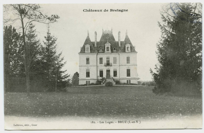 Carte postale ancienne 182 - Les Loges.- Bruz (I.-et-V.)