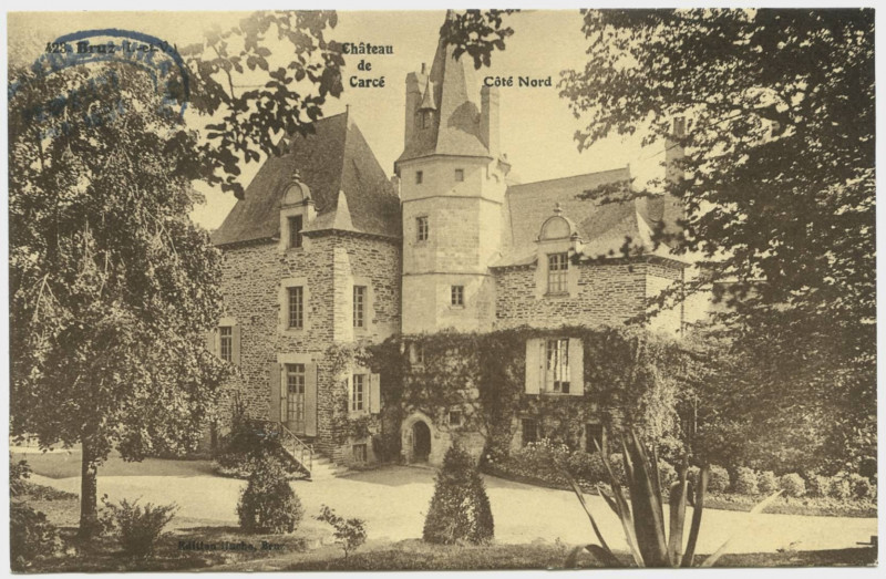Carte postale ancienne Château de Carcé -   Côté Nord