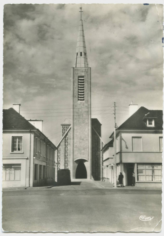 Carte postale ancienne Bruz (I.-et-V.) 1 -  L' Eglise