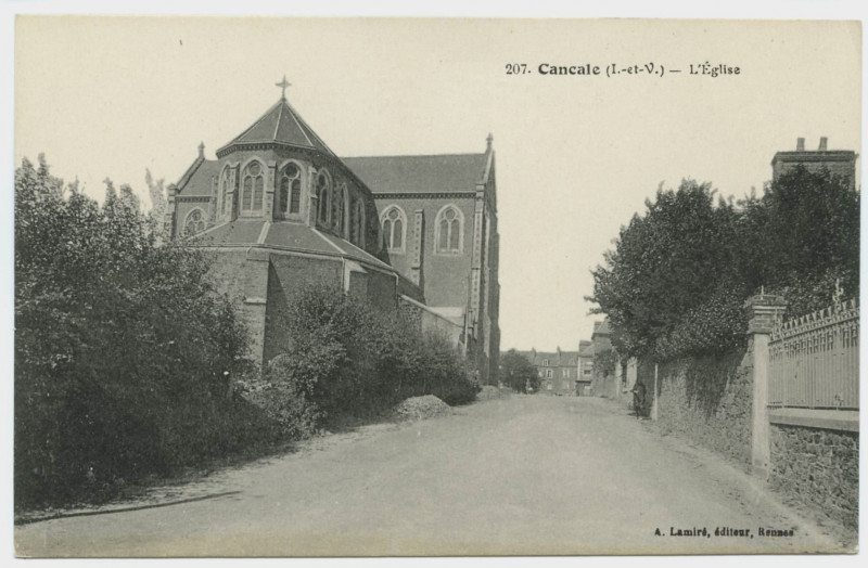 Carte postale ancienne 207. Cancale (I.-et-V.) - L' Eglise