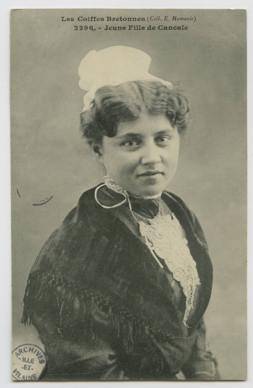 Carte postale ancienne 2296.- Jeune Fille de Cancale