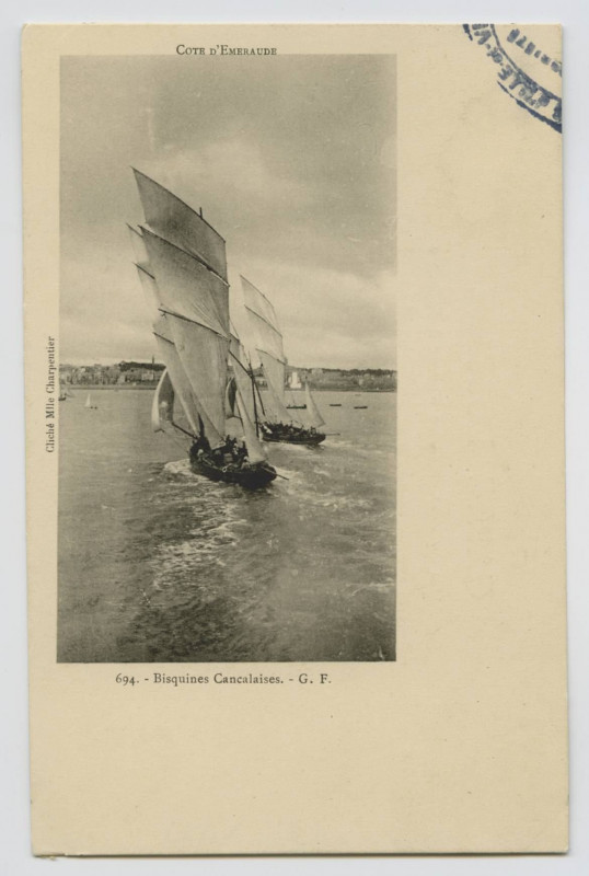 Carte postale ancienne 694.- Bisquines Cancalaises. - G.F.