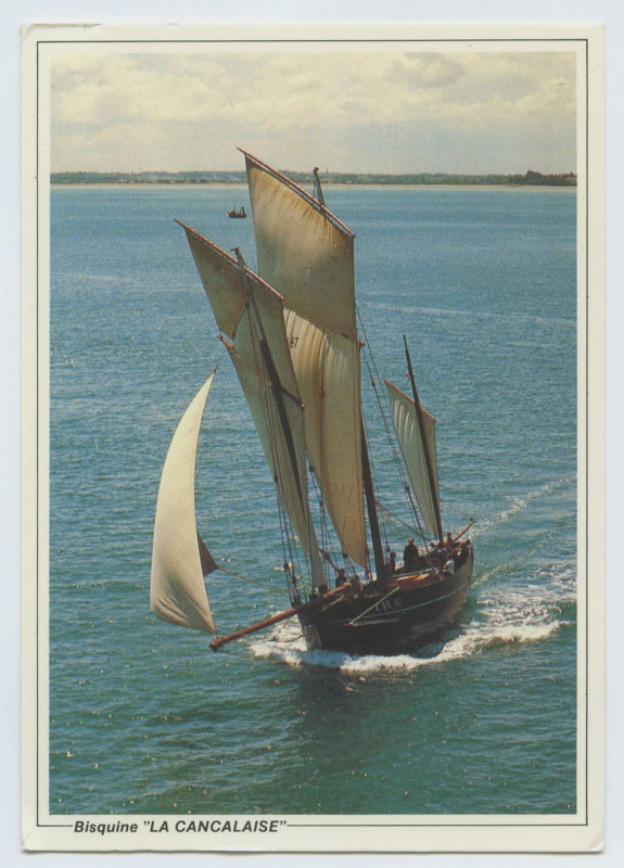 Carte postale ancienne 35260 / 21 Bisquine La Cancalaise