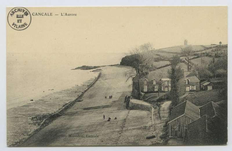Carte postale ancienne 60    Cancale - L'aurore